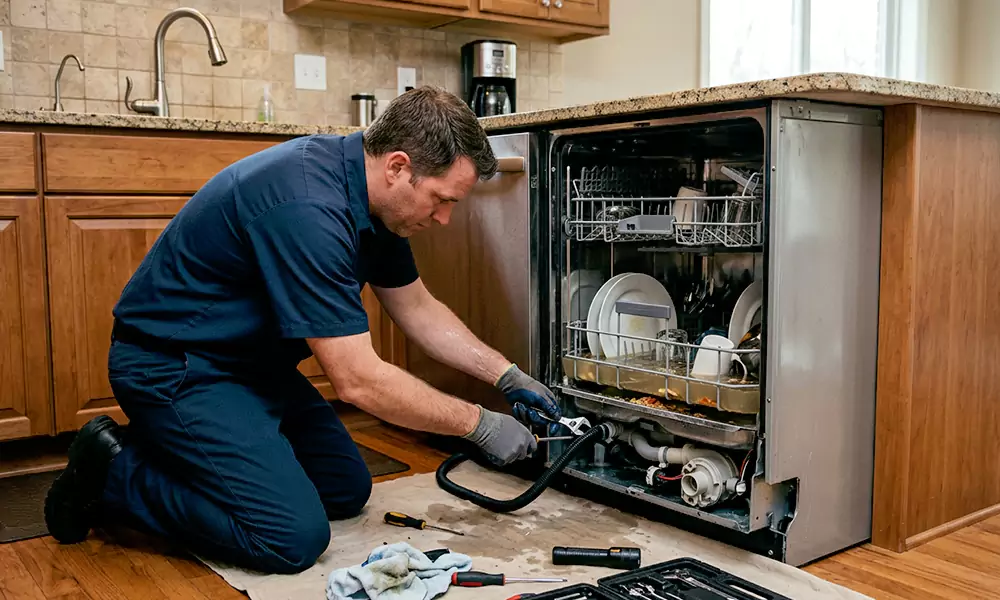 Dishwasher Not Draining Repair in Cambridge, MA