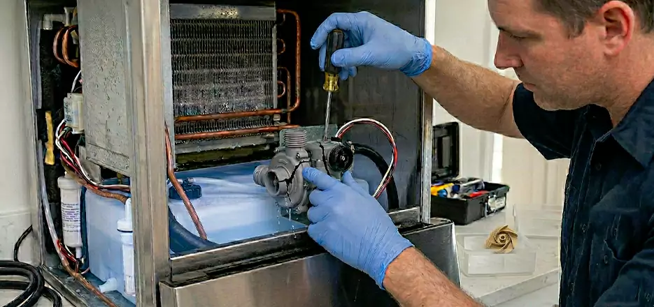 Commercial Ice Maker Water Pump Repair in Cambridge
