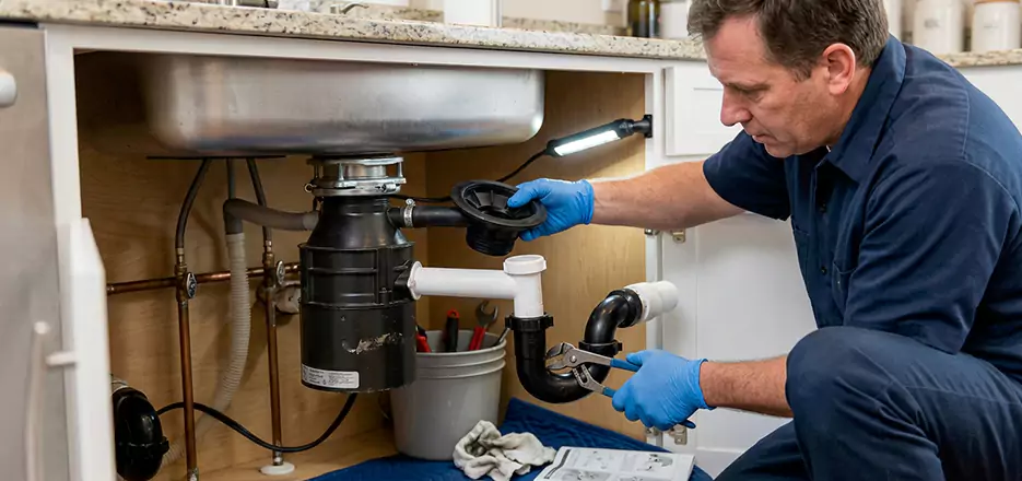 Garbage Disposal Splash Guard and Trap Installation in Cambridge